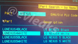 Se Nexus 5 i hvid, forventes at udkomme 1. november